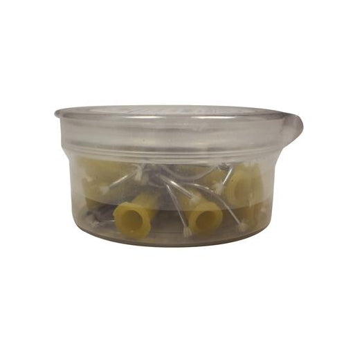 Vista Dental 312102 Stat-Flo Hemostatic Pre-Bent Tips 19 Gauge Yellow 20/Pk Vista Dental 312102 Stat-Flo Hemostatic Pre-Bent Tips 19 Gauge Yellow 20/Pk